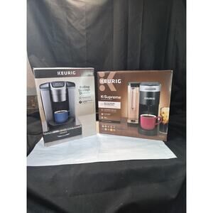 NEW Keurig K-SUPREME 66oz Single Serve Coffee Maker + K Cup Storage Drew..